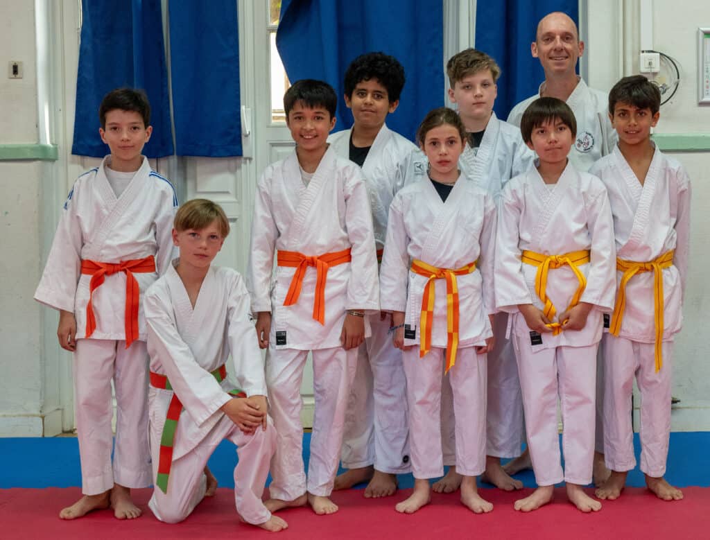 Les Jeunes de l’École de Karaté du Marais